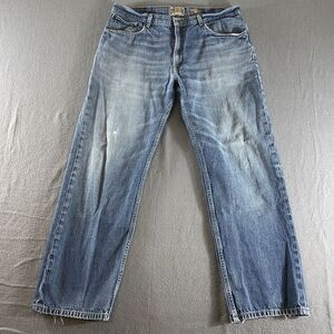Levis Jeans Mens 38x32 Blue 559 Mid Rise Western Cowboy Straight Grunge‎
